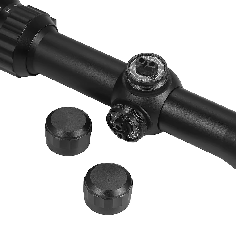 4-16X40 AOEG Rifle Scopes Red and Green Illuminated Hunting Scopes Tactical Optical Scope Riflescopes Airsoft Sight