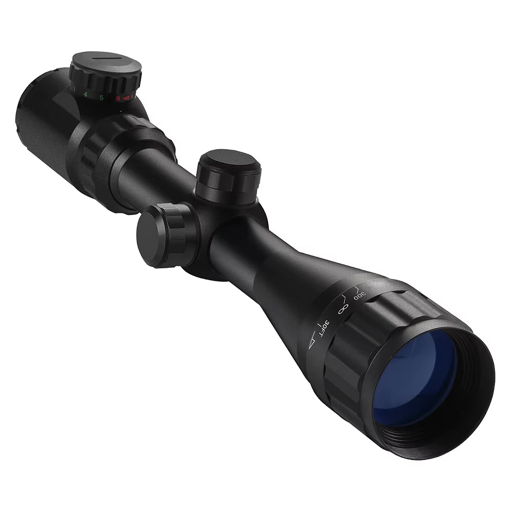 4-16X40 AOEG Rifle Scopes Red and Green Illuminated Hunting Scopes Tactical Optical Scope Riflescopes Airsoft Sight