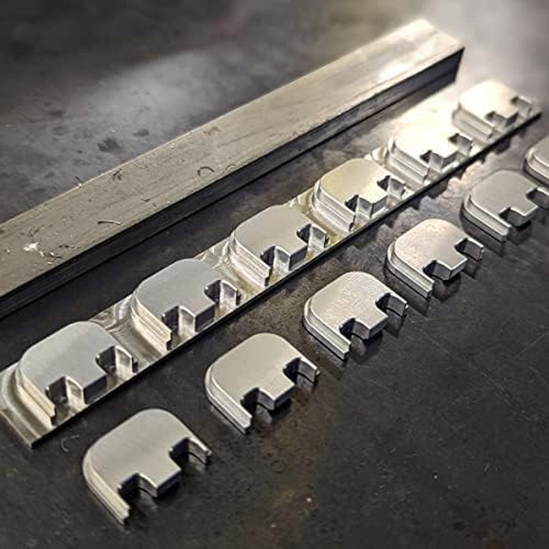 Brass CNC Slide Back Plate for Glock Gen 1-5 Compatible 3D Engraved Milspin