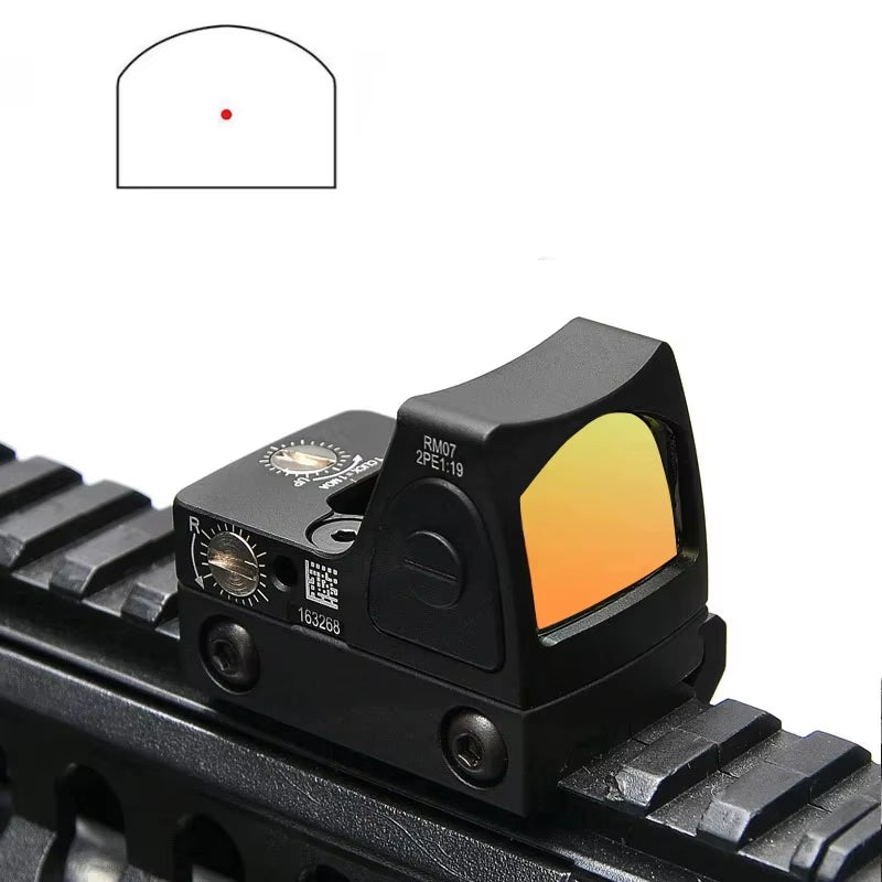 Mini MR Red Dot Sight Collimator Rifle Reflex Sight Scope Fit 20Mm Rail for Airsoft / Hunting Rifle